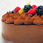 Chocolate Truffle Cream Cake- 6 Inches