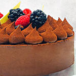 Chocolate Truffle Cream Cake- 6 Inches