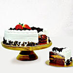 Delish Black Forest Happy Birthday Cake