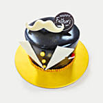 Father's Day Moustache Chocolate Mousse Cake With Moet Champagne