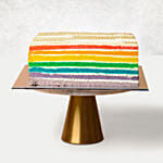 Rainbow Cream Cheese Cake