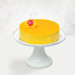 Royal Purple Tulips & Mango Mousse Cake