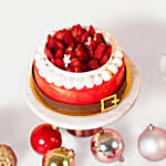 Santa's Gift Red Velvet Cake