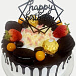 Birthday Special Vanilla Cake 6 Inches
