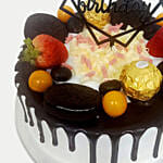 Birthday Special Vanilla Cake 6 Inches