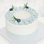 Blueberries Blue Forest Cake