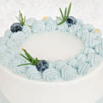 Blueberries Blue Forest Cake