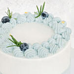 Blueberries Blue Forest Cake