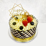 Happy Birthday Vanilla Cake 6 Inches