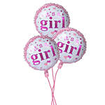 Sweet Mini Mousse Cake With It's A Girl Balloons Set