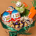 Kinder Joy Easter Gift Basket