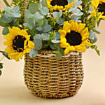 Sunflowers Shine Basket