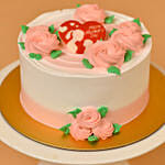 Rose Garden Cake for Mom 4.5 Inches