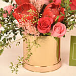 Attractive Golden Arrangement For Mother's Day