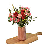 Charming Floral Arrangement In a Vase