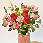 Charming Floral Arrangement In a Vase