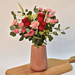 Charming Floral Arrangement In a Vase
