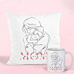 Mother's Day Mothers Love Cushion And Mug