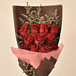 520 Vday Love Red Roses Bouquet