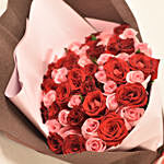 520 Vday Pink and Red Exotic Bouquet