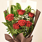 Romantic Red Roses Bouquet for 520 Day