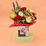 Provocative Roses is Personalised Square Glass Vase