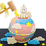 Baby Unicorn Chocolate Pinata Cake