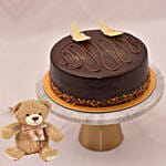 Chocolate Cake With Teddy Bear