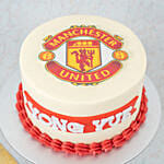 2D Manchester United Black Chocolate Cake 8 inch