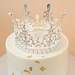 Minimalist Tiara Rose Lychee Cake 6 inch