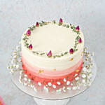Ombre Pink Baby Breath Ondeh Ondeh Cake 6 inch