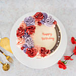Rosetta Wreath Nutella Cake 8 inch
