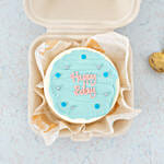 Sweety Blue Bento Rose Lychee Cake