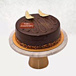 Anniversary Chocolate Cake With Chocolate