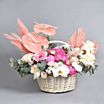 Charming Love Flower Basket