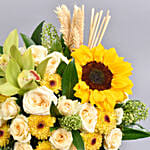 Get Well Soon Message Flowers Arrangement