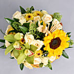 Get Well Soon Message Flowers Arrangement