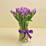 Tulips Vase Arrangement