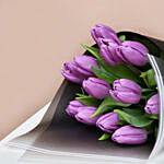 Violet Tulip Bouquet