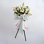 Congratulatory Flower Stand For Commendable Achievement