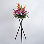 Fortunate Startup Congratulatory Flower Stand