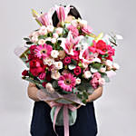 Pink Beauty Mix Flower Grand Bouquet
