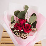 Flowing Red Roses Bouquet