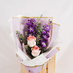 Imposing Matthiola & Roses Bouquet