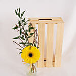 Sweet Yellow Gerbera Arrangement