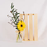 Sweet Yellow Gerbera Arrangement