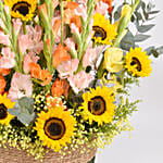 Gladiolus and Sunflower Beauties Basket