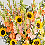 Gladiolus and Sunflower Beauties Basket