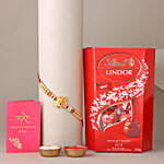 Sneh Shiv Rakhi with Lindt Lindor Chocolate Box