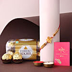 Sneh Shiv Rakhi and Ferrero Rocher 16pcs Combo